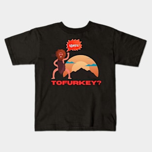 tofurkey caveman Kids T-Shirt